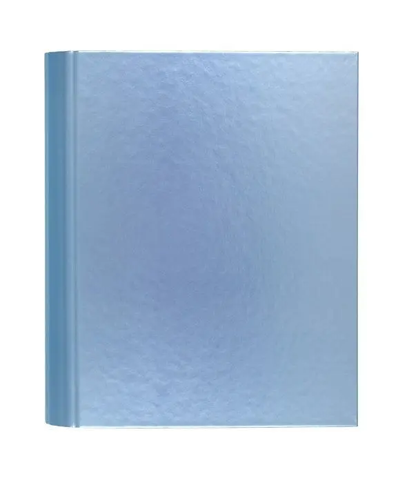 Carpeta A4 4 Anillas 25Mm Metalizada Carton Forrado Azul