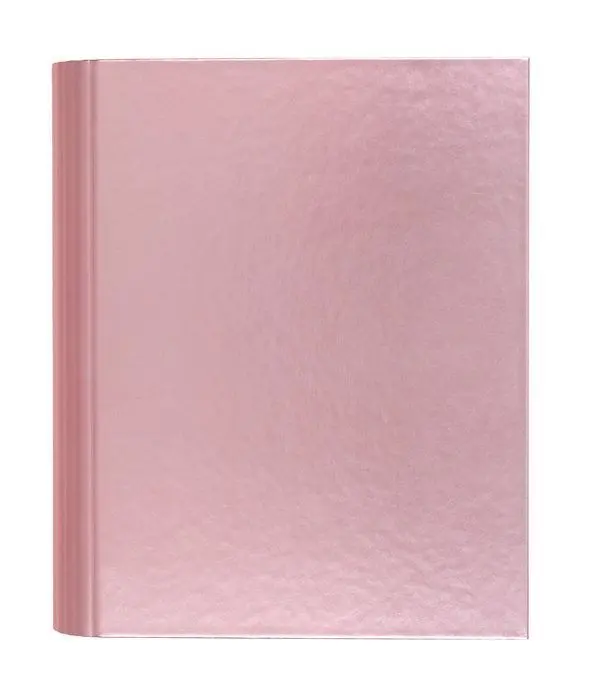 Carpeta A4 4 Anillas 40Mm Metalizada Carton Forrado Rosa