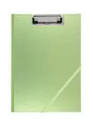 Carpeta A4 C/Pinza Carton Metalizado Verde