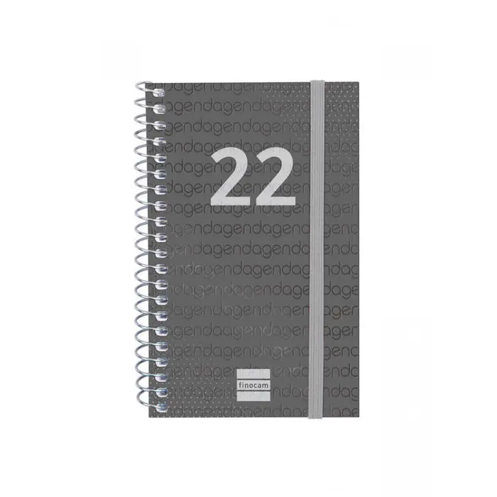 Agenda Espiral Year 2022 E10 Negro 1Dp 155X122
