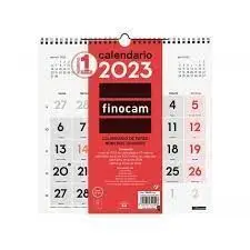 Calendario 2023 Neutro Pared Numeros Grandes 300X300
