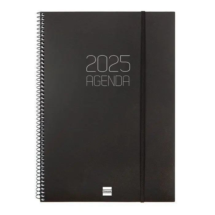 Agenda Anual 2025 Opaque E40 Sv Negro Folio