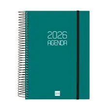 Agenda 2026 A5 D/P Finocam Opaque Verde+