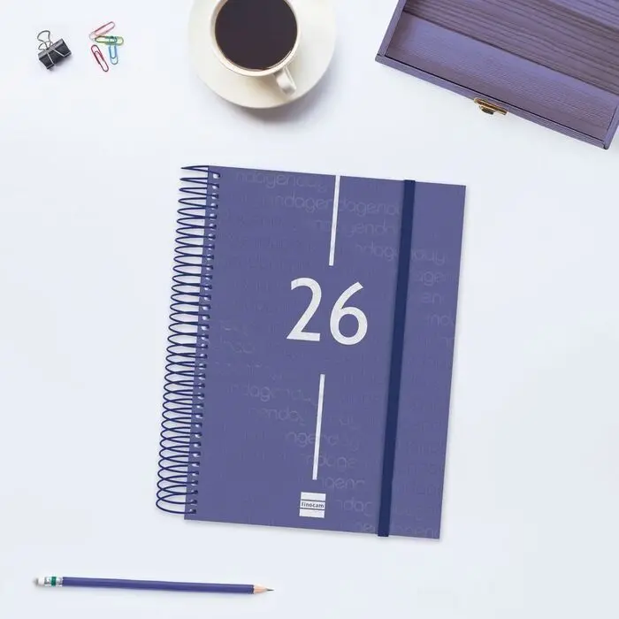 Agenda 2026 A5 D/P Finocam Year Azul+