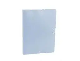 Carpeta Proyecto A4 3Cm Gofrado Azul Pastel