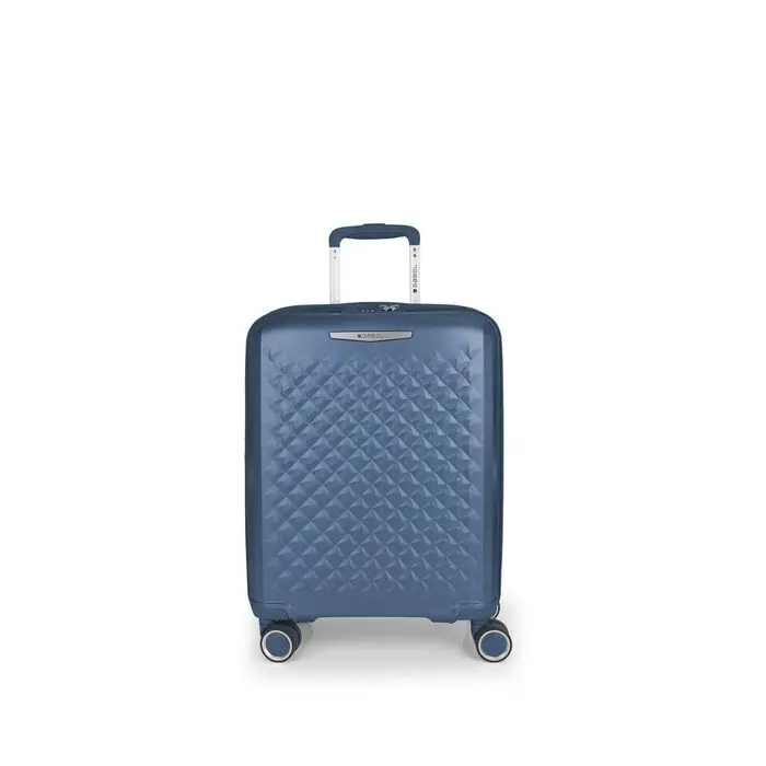 Maleta Cabina Queens Rigida/Extensible Azul Gabol