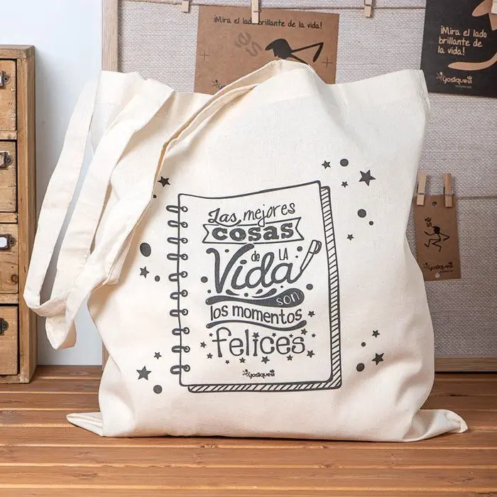 Bolsa Tela las Mejores Cosas de la Vida