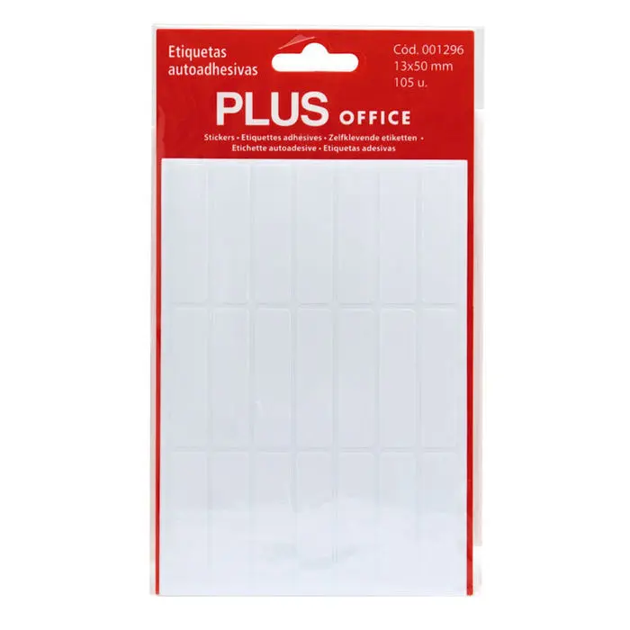 Etiqueta Adhesiva Plus 13X50 5H 105Ud
