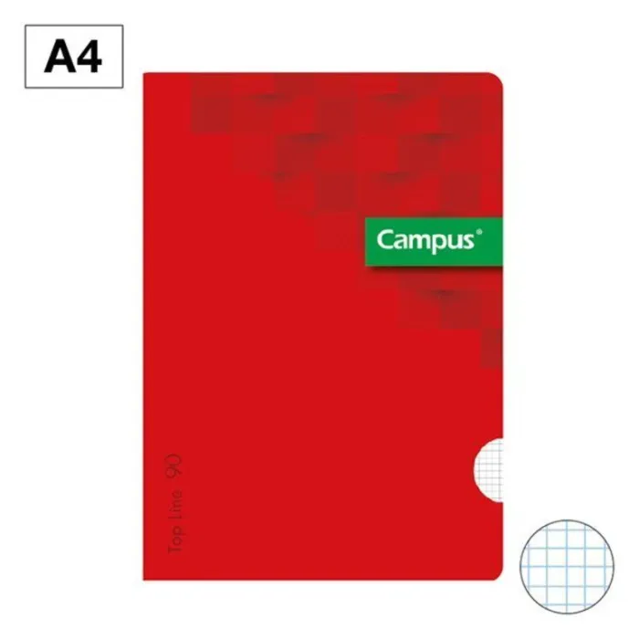 Libreta A4 4X4 Pp 48H 90Gr Colores