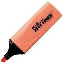 Rotulador Fluorescente Text Liner Pastel Naranja