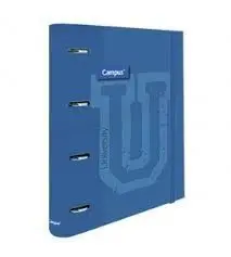 Carpeta Campus A4 Soft + Recambio+Separadores Azul