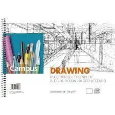 Bloc Campus A4+ 20H 135Gr C/Recuadro Microperforado