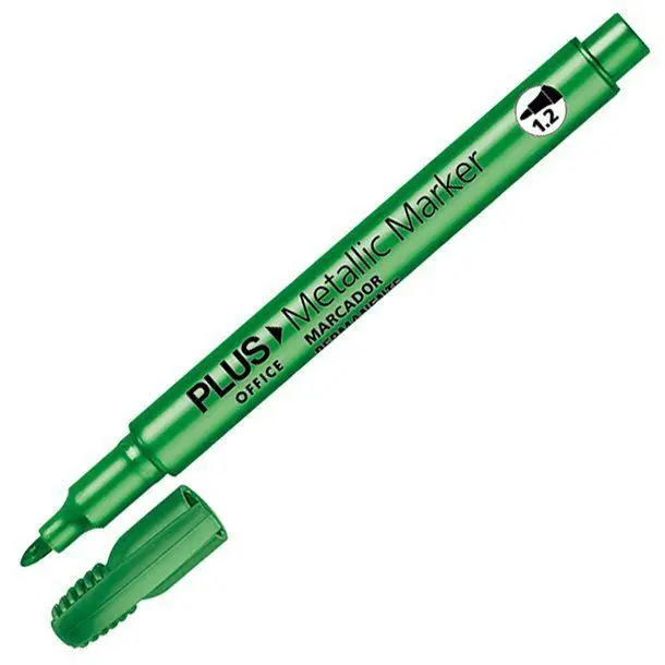 Rotulador Plus Metalic Verde