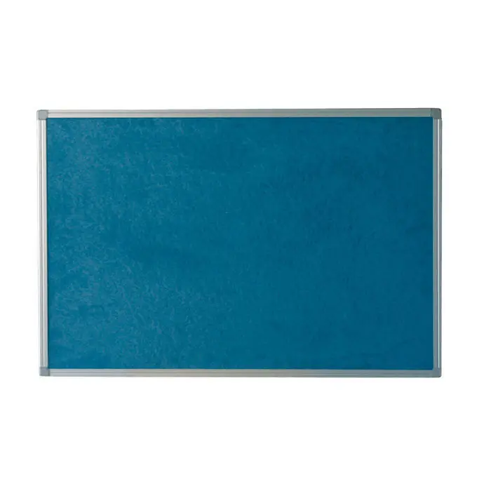 Tablero Moqueta Azul Marco de Aluminio 600X900 mm