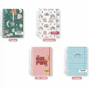 Agenda Escolar Campus A5 D/P 24/25 Tapa Pp Surtidas