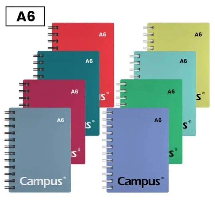 Bloc Campus A6 Liso 80H 60Gr Colores