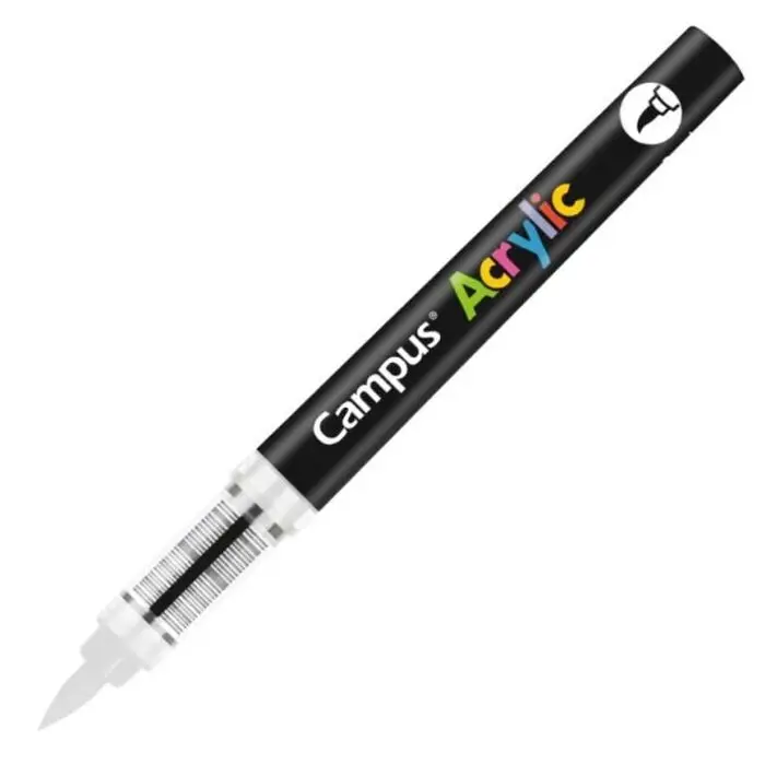 Rotulador Campus Acrilico Brush Blanco