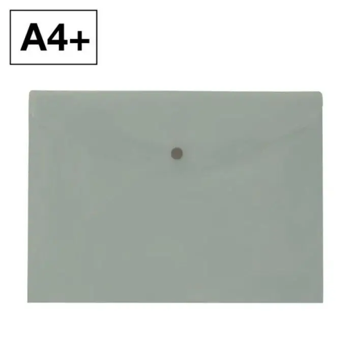 Sobre A4 Plus Portadocumentos Pp Broche Gris Manhattan
