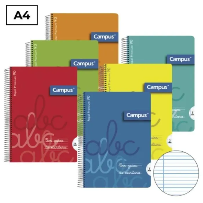 Bloc Campus A4 2. 5Mm T. pp 80H 90G Guia Escritura