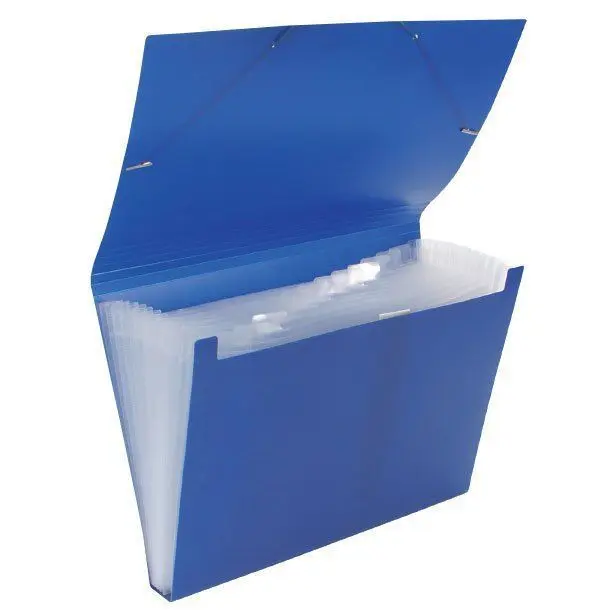 Clasificador Plus Pp Goma 12D Opaco Azul