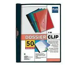 Carpeta Dossier A4 Clip F-18 50H Negro