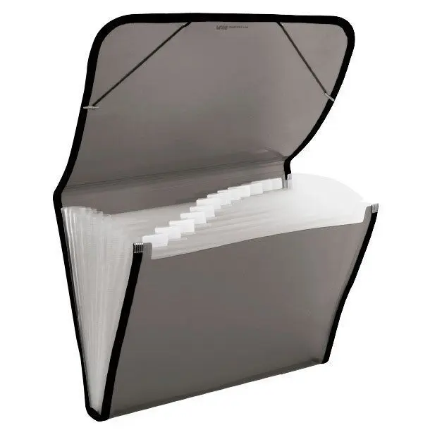 Clasificador Plus Pp Goma 12D. traslucido Humo