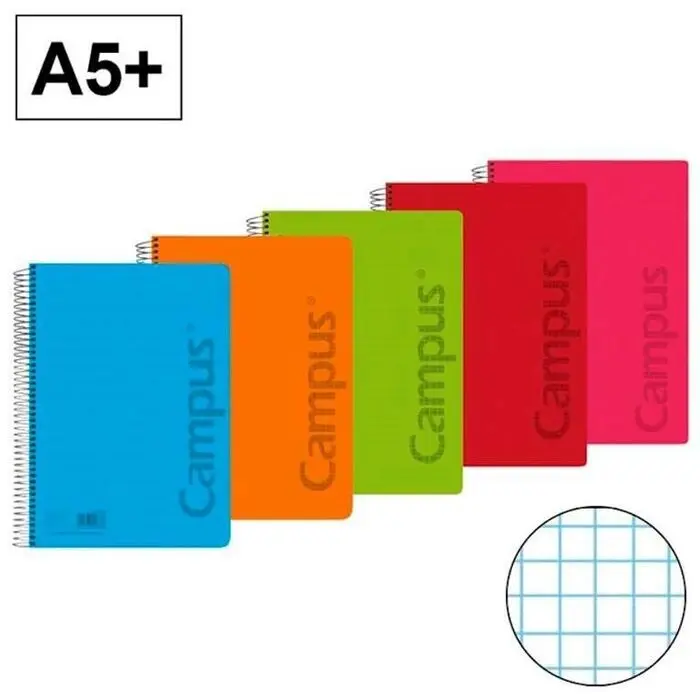 Bloc Campus A5+ 4X4 T. pp 80H 90Gr Colores