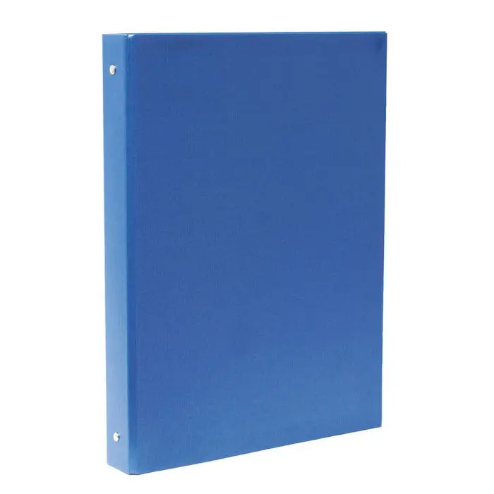 Carpeta Carton Forrado Pp 4A/25Mm Azul
