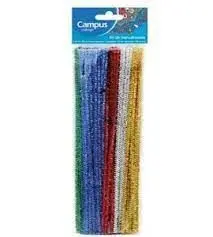 Set Manualidades Campus Chenilla Glitter 6X300Mm 30Ud Colores