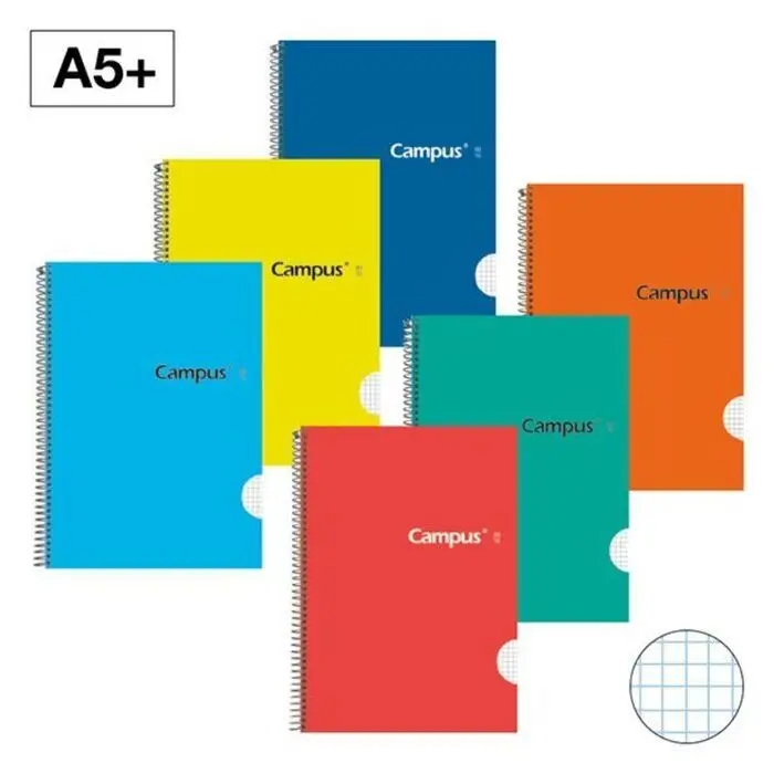Bloc Campus A5+ 4X4 Td 80H 70Gr Colores