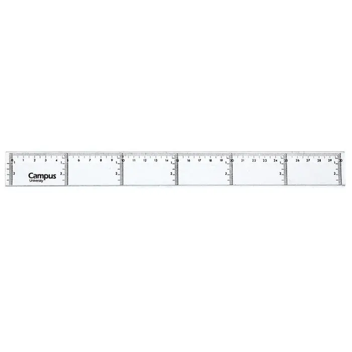 Regla Plastico 30Cm Campus