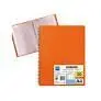 Carpeta A4 30 Fundas Espiral Plus T. dura Naranja