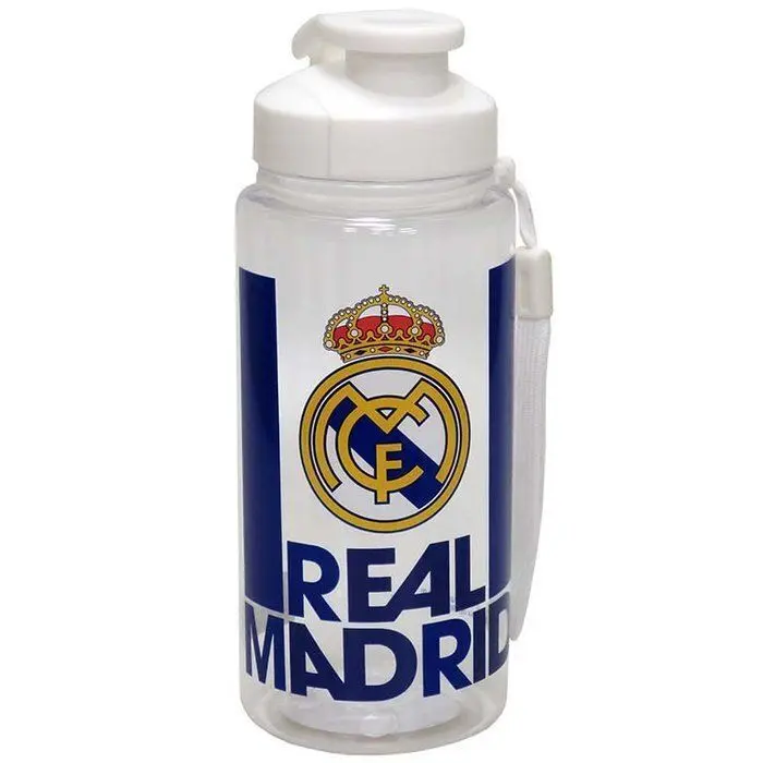 Botella Translucida 550 Ml Real Madrid