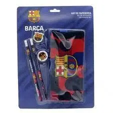 Set de Papeleria Portatodo Triple Fc Barcelona