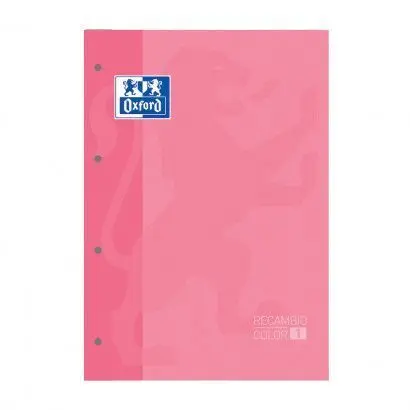 Recambio Oxford A4 5X5 80H 90Gr Rosa Chicle Encolado
