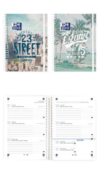 Agenda Escolar 4º Sv Espiral T. extra Wanderlust 21-22