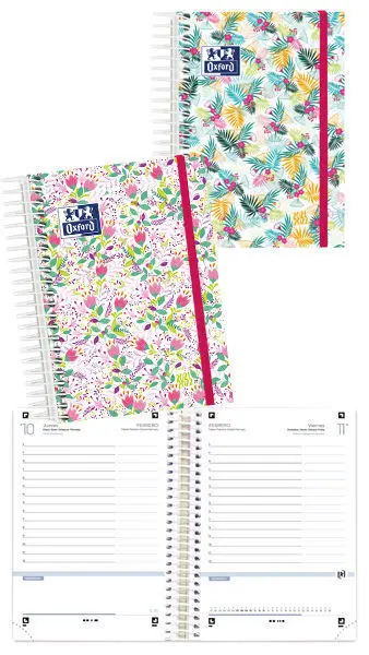 Agenda Escolar 8º Dp Espiral T. extra Blossom 21-22