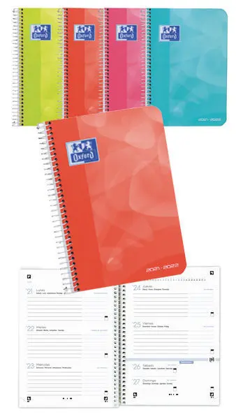 Agenda Escolar 8º Sv Espiral T. plastico School 21-22