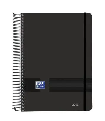 Agenda 2023 A5 Oxford S/V 15X21 Negro