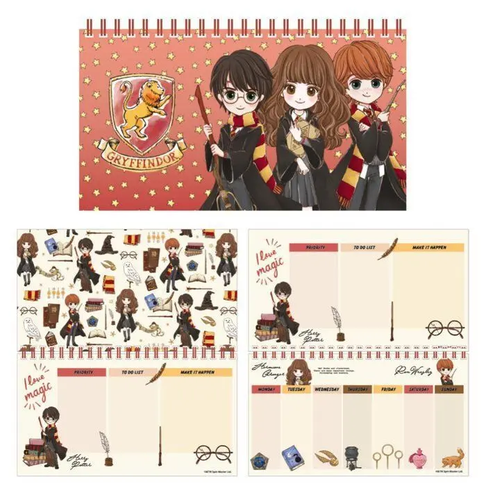 Planificador Semanal Harry Potter Cute