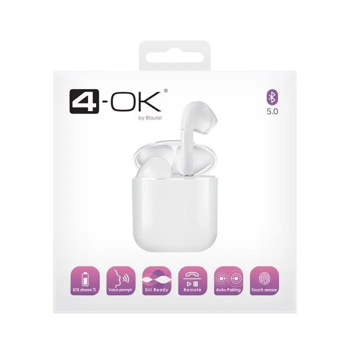 Auriculares Bluetooth 4-Ok Bt 5. 0 Stereo Manos Libres