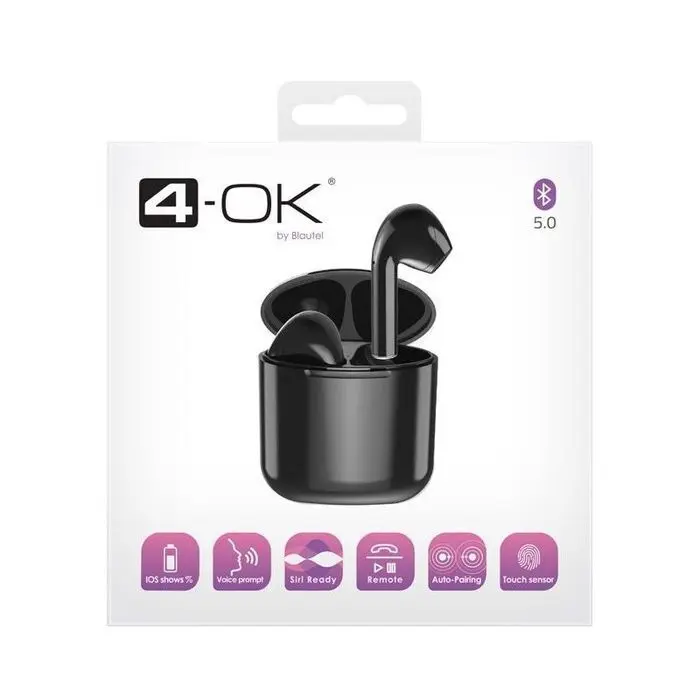 Auriculares Bluetooth 4-Ok Bt 5. 0 Stereo Manos Libres