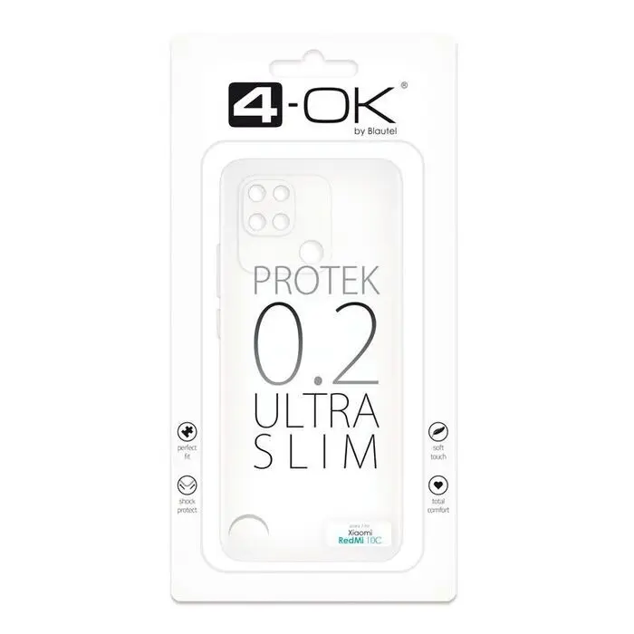 Funda 4-Ok Ultra Slim Xiaomi Redmi 10C Transparente