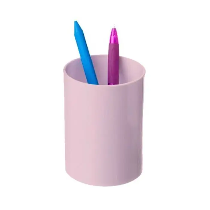 Cubilete Plastico Rosa Pastel