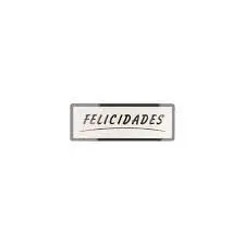 Rollo Etiqueta Plata Felicidades 50X18 300U