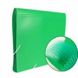 Carpeta Clasificadora Fuelle A4 13Dpto Verde Oscuro