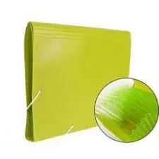 Carpeta Clasificadora Fuelle A4 13Dpto Verde Pistacho