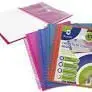 Carpeta A4 40 Fundas Espiral/Gomas Neon Surtidas Bismark