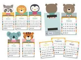 Calendario 2024 Imantado Forma y Lapicero Mini