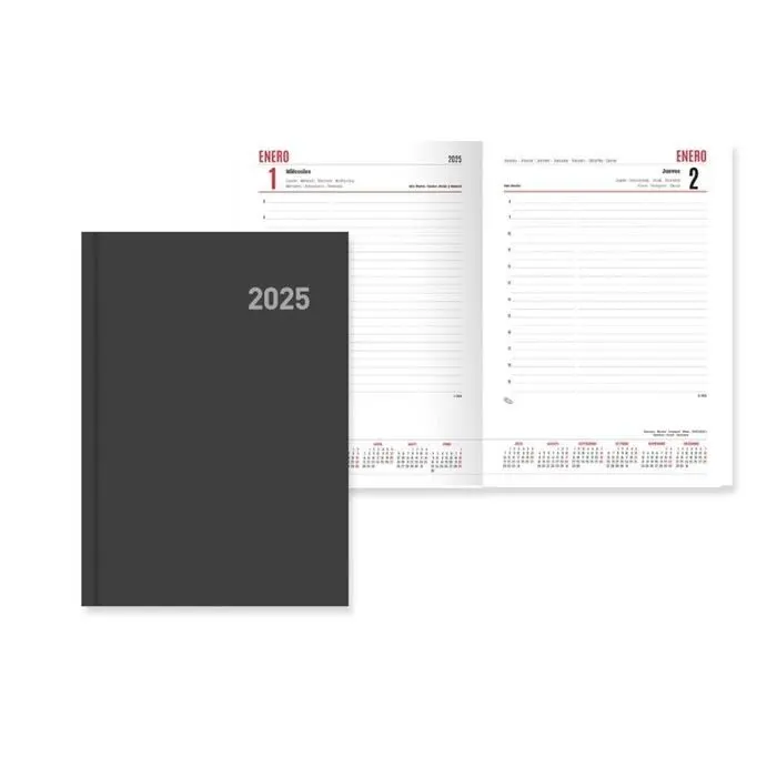 Agenda 2025 D/P Paris 15X21 Negra Bismark